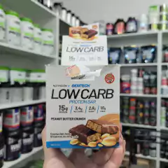 Caja GENTECH Low Carb Protein Bar Cruch 10 unidades 45gr - tienda online