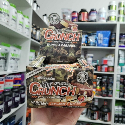 Caja GENERATION FIT Protein Bar Fit Crunch 10 Unidades 46gr