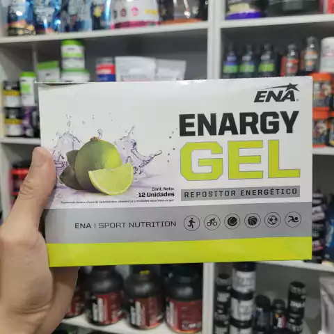 Recuperador ENA Caja Enargy Gel Limón (Sin Cafeína) 12 Unidades 32gr
