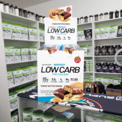 Imagen de Caja GENTECH Low Carb Protein Bar Cruch 10 unidades 45gr