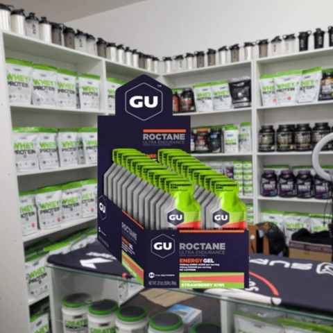 Recuperador GU NUTRITION Caja Roctane Gel 24 unidades 32g (Sin Cafeina)