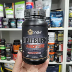 Quemador GOLD NUTRITION Lipo Burn Hardcore 120 Capsulas