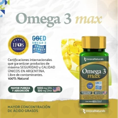 Multivitaminico INNOVANATURALS Omega 3 Max 60 Capsulas