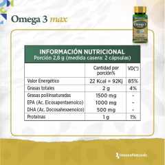 Multivitaminico INNOVANATURALS Omega 3 Max 60 Capsulas en internet