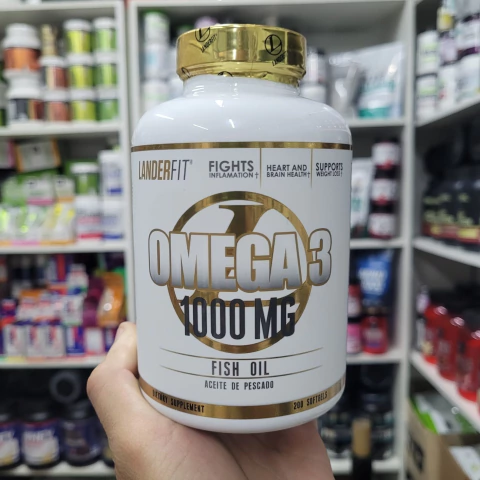 Multivitaminico LANDERFIT Omega 3 1000mg 200 Capsulas