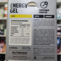 Recuperador NUTREMAX Caja Energy Gel 12u x 42gr