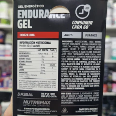 Imagen de Recuperador NUTREMAX Caja Gel Endurance 12u x 42gr