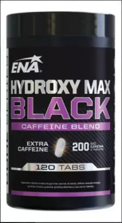Quemador ENA Hydroxy Max Black 120 Caps - SupleFitCba