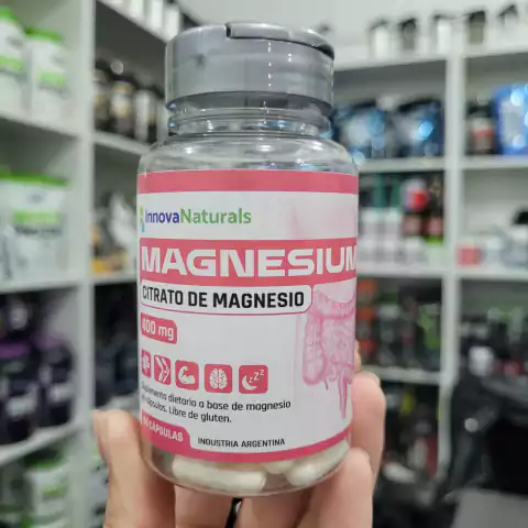 Citrato de Magnesio INNOVANATURALS Rosa 400mg 60 Capsulas