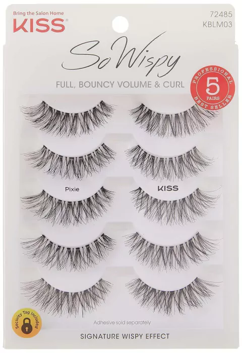 Pestañas Postizas Kiss So Wispy - 5 Pares