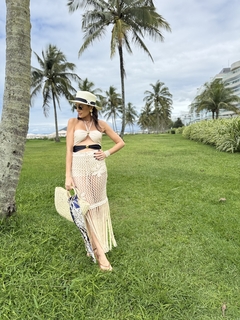 Saída de praia com hot pant - loja online