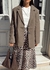 BLAZER VINTAGE MARRON