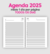 Agenda 2025 Personalizada Listras Verde