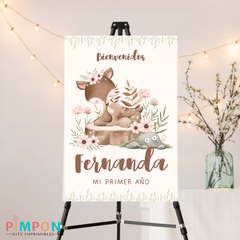 Personalized Printable Kit - Floral Deer - buy online