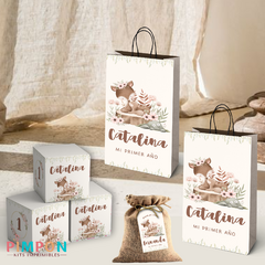 Personalized Printable Kit - Floral Deer on internet