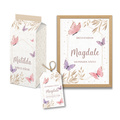 Kit imprimible personalizado - mariposas - comprar online