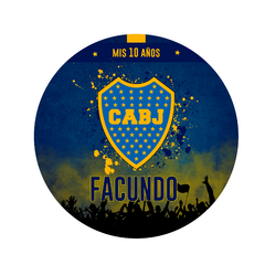 banner imprimible 1,20 mts - boca juniors - comprar online