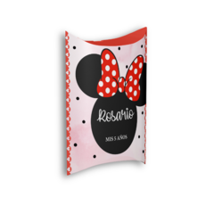 Piñata Pillow Imprimible - minnie mouse rojo