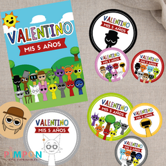 Kit imprimible personalizado - SPRUNKIS - comprar online