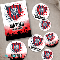 Personalized printable kit - CLUB ALETICO SAN LORENZO