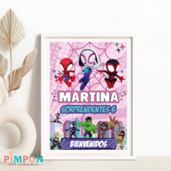 Kit imprimible personalizado - Spidey y sus sorprendentes amigos - ghost spider - comprar online