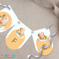 Image of Personalized printable kit - capybara