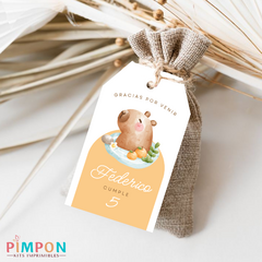 Personalized printable kit - capybara - buy online