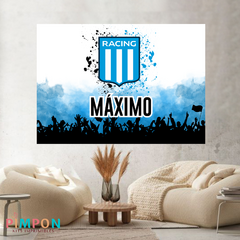 Banner imprimible digital 2 x 1.5 mts - racing club en internet