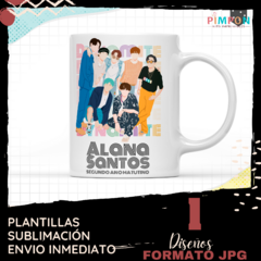 Plantillas Para Sublimar Tazas - Bts