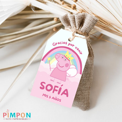 Imagem do Kit personalizado para impressão - Fada Peppa Pig