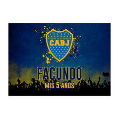 Banner imprimible digital 2 x 1.5 mts - boca juniors - comprar online