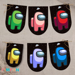 Kit imprimible personalizado - AMONG US - comprar online