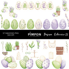 kit digital cliparts - pascuas - colección 13 - comprar online