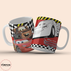 Plantillas Para Sublimar Tazas - Cars Disney - comprar online