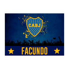 Banner imprimible digital 2 x 1.5 mts - boca juniors - comprar online