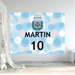 Banner imprimible digital 2 x 1.5 mts - AFA - Seleccion Argentina mod. 01