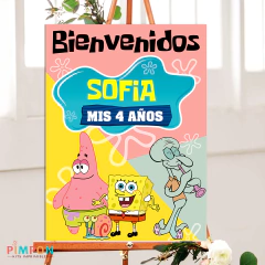 Kit imprimible personalizado - Bob esponja caras - comprar online