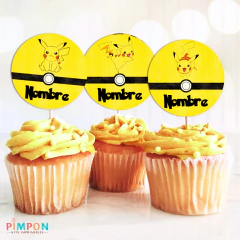 Kit imprimible personalizado - Pokemon - Pikachu - pimpon