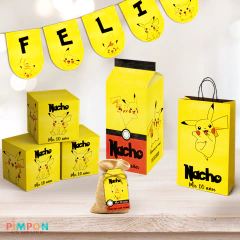 Imagen de Kit imprimible personalizado - Pokemon - Pikachu