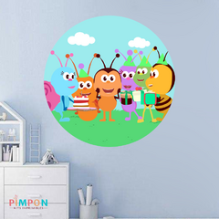 Banner imprimible digital 1.20 mts - BICHIKIDS GENERICO