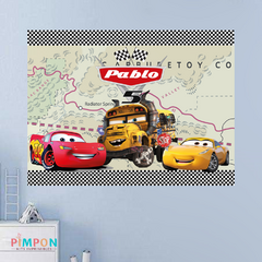 Banner imprimible digital 2 x 1.5 mts - CARS MOD. 03