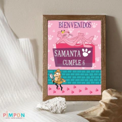 Kit imprimible personalizado - Pantera rosa - tienda online