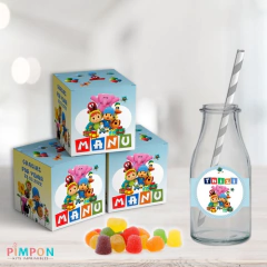 Kit imprimible textos editables - Pocoyo - pimpon