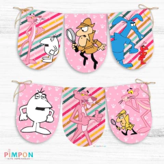 Kit imprimible personalizado - Pantera rosa