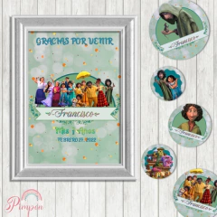 Image of Kit imprimible textos editables - ENCANTO - Bruno Madrigal