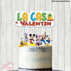 Kit imprimible textos editables - la casa de mickey mouse - comprar online