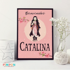 Kit imprimible personalizado - Demon Slayer - Nezuko Kamado