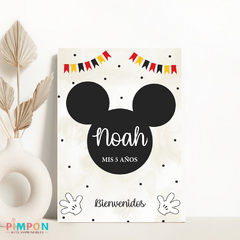 Kit imprimible textos editables - mickey mouse - comprar online