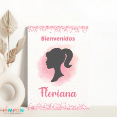Kit imprimible textos editables - Barbie Silueta - comprar online