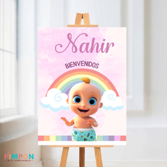 Kit imprimible textos editables - Looloo kids (rosa) - buy online